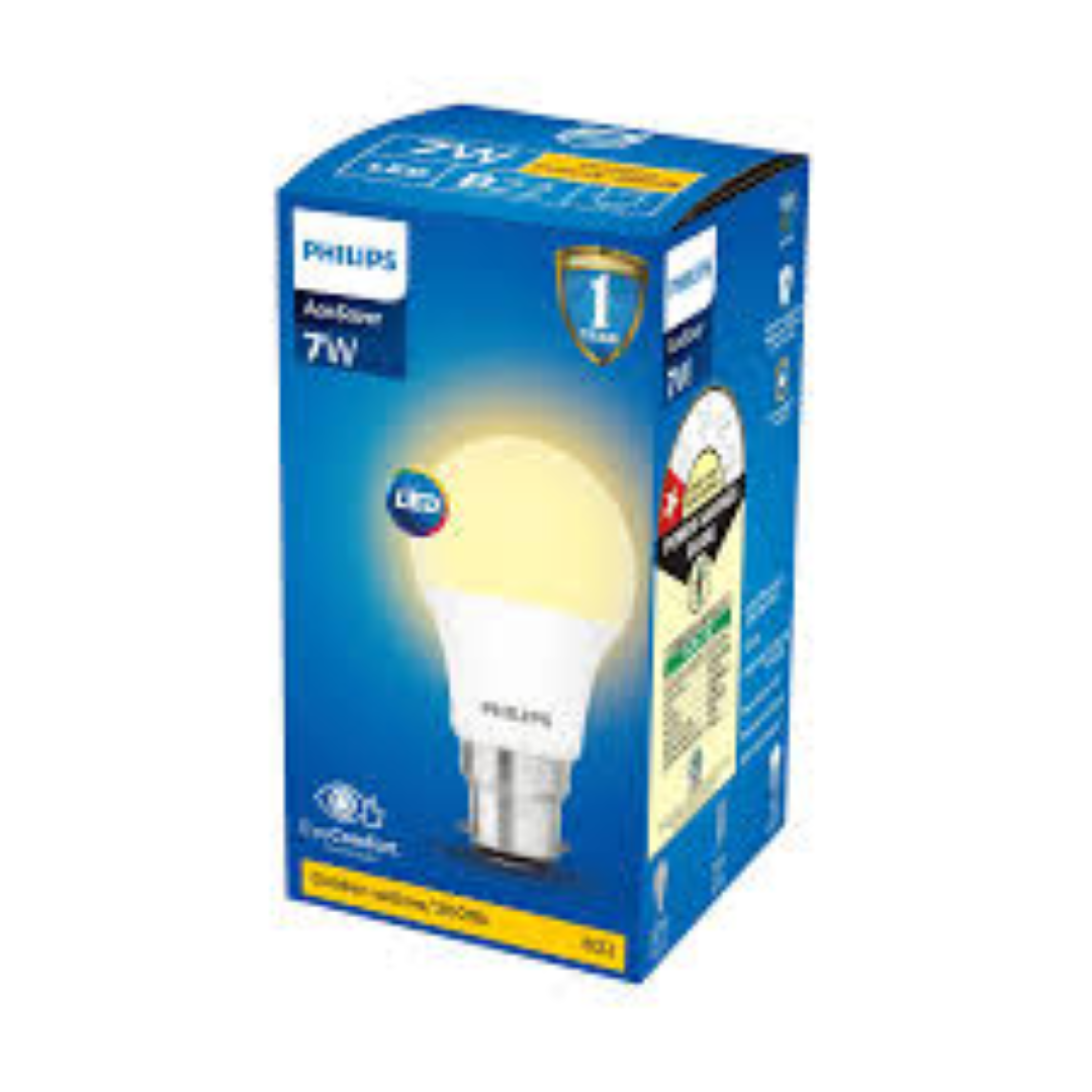 PHILIPS ESSENTIAL G3 LED BULB 7W B22 WW